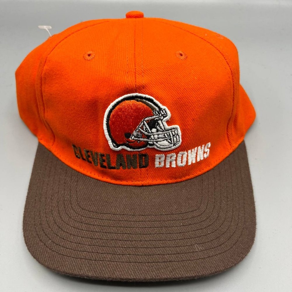 Cleveland Browns NFL‎ Hat Strap back Cap Orange Brown Men